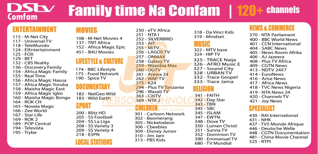 DStv Confam